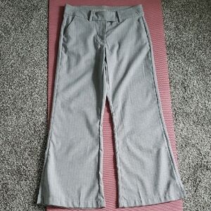 American Eagle Low Rise Flare Trouser Pinstripe